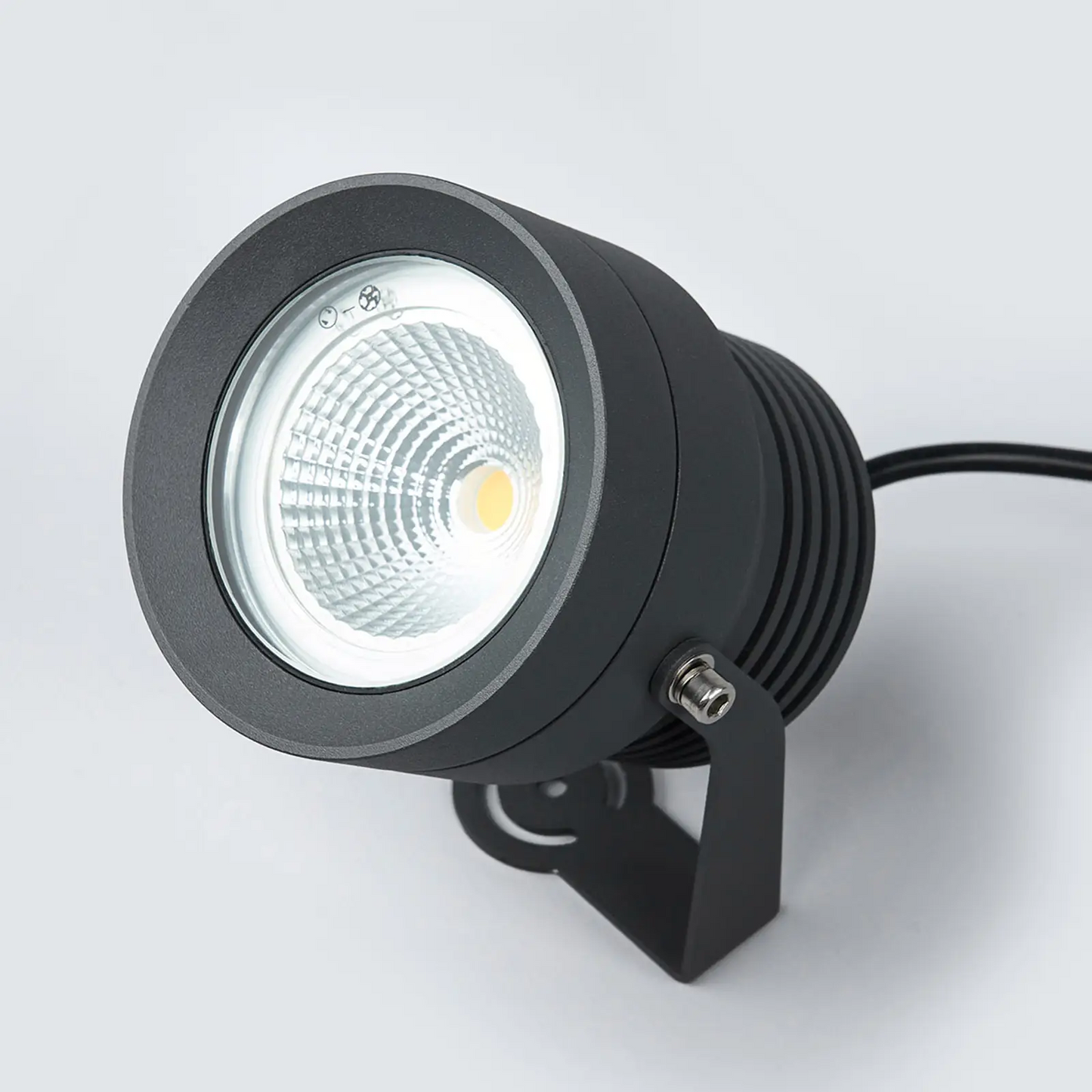 Tamsiai pilkos spalvos LED lauko prožektorius Irina