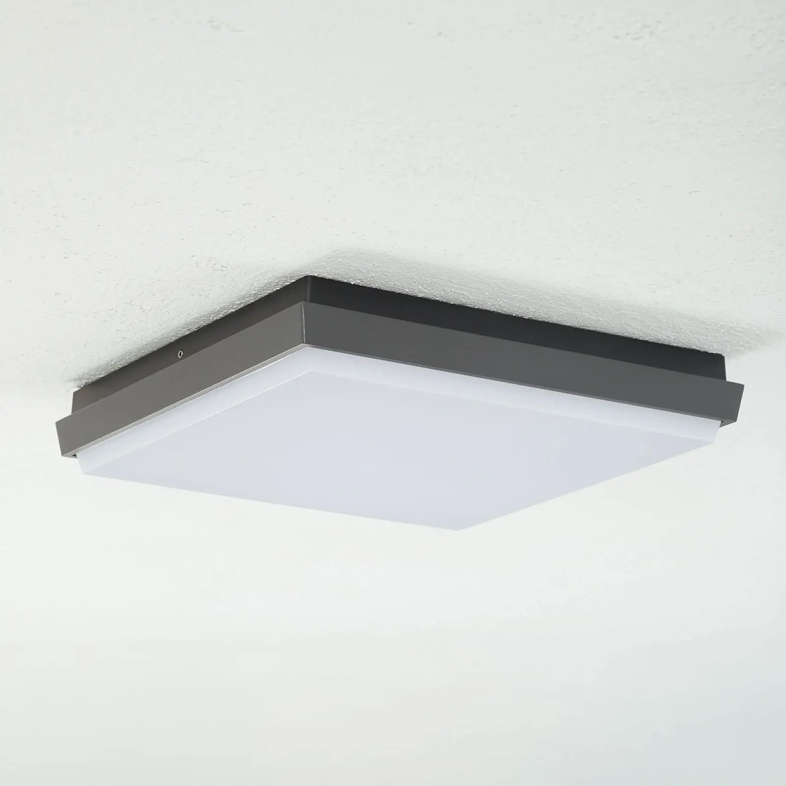 Lucande Amra LED lauko lubinis šviestuvas, kvadratinis 30 cm