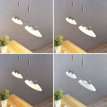 2 lempučių pritemdomas LED linijinis pakabinamas šviestuvas Judie