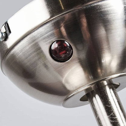 Lindby Anneka LED lubų ventiliatorius, wenge spalvos