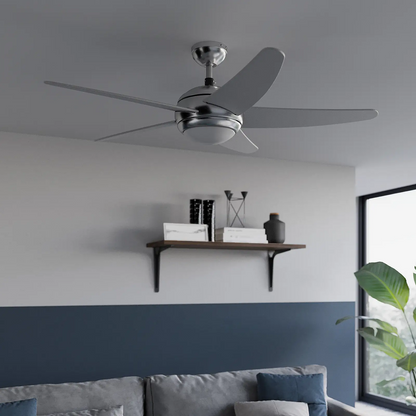 Starluna Anneka LED lubų ventiliatorius, sidabrinis