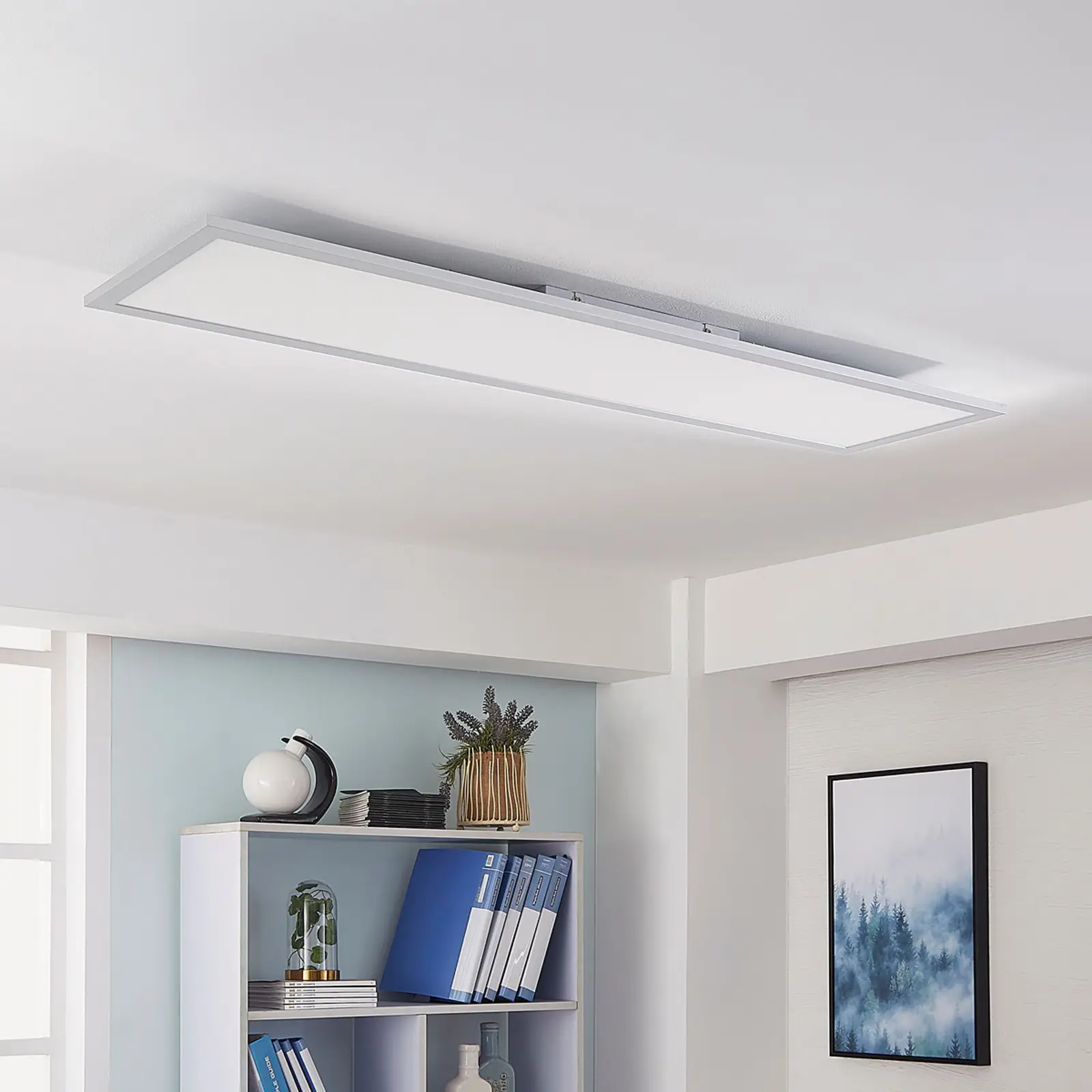 „Arcchio Lysander“ LED panelė, CCT 119cm 58W, sidabrinė