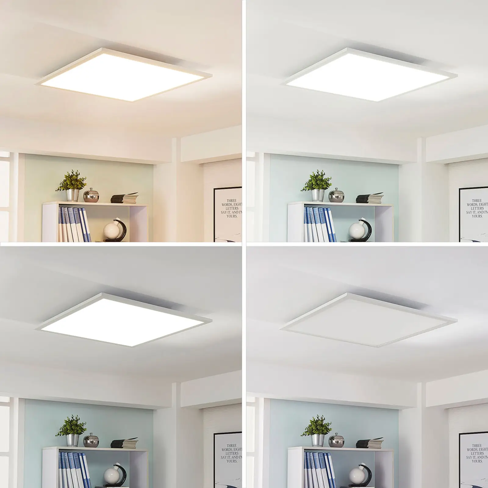 „Arcchio Lysander“ LED skydelis, CCT, 62 cm, baltas