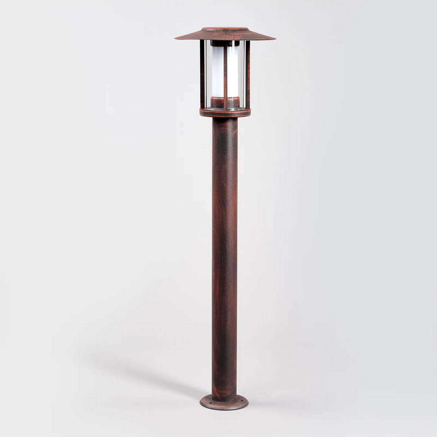 Rūdžių spalvos Pavlos LED kelio šviestuvas