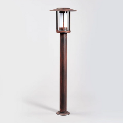 Rūdžių spalvos Pavlos LED kelio šviestuvas