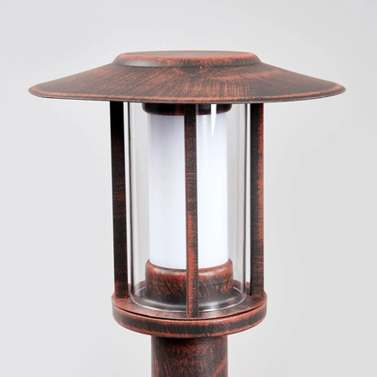 Rūdžių spalvos Pavlos LED kelio šviestuvas