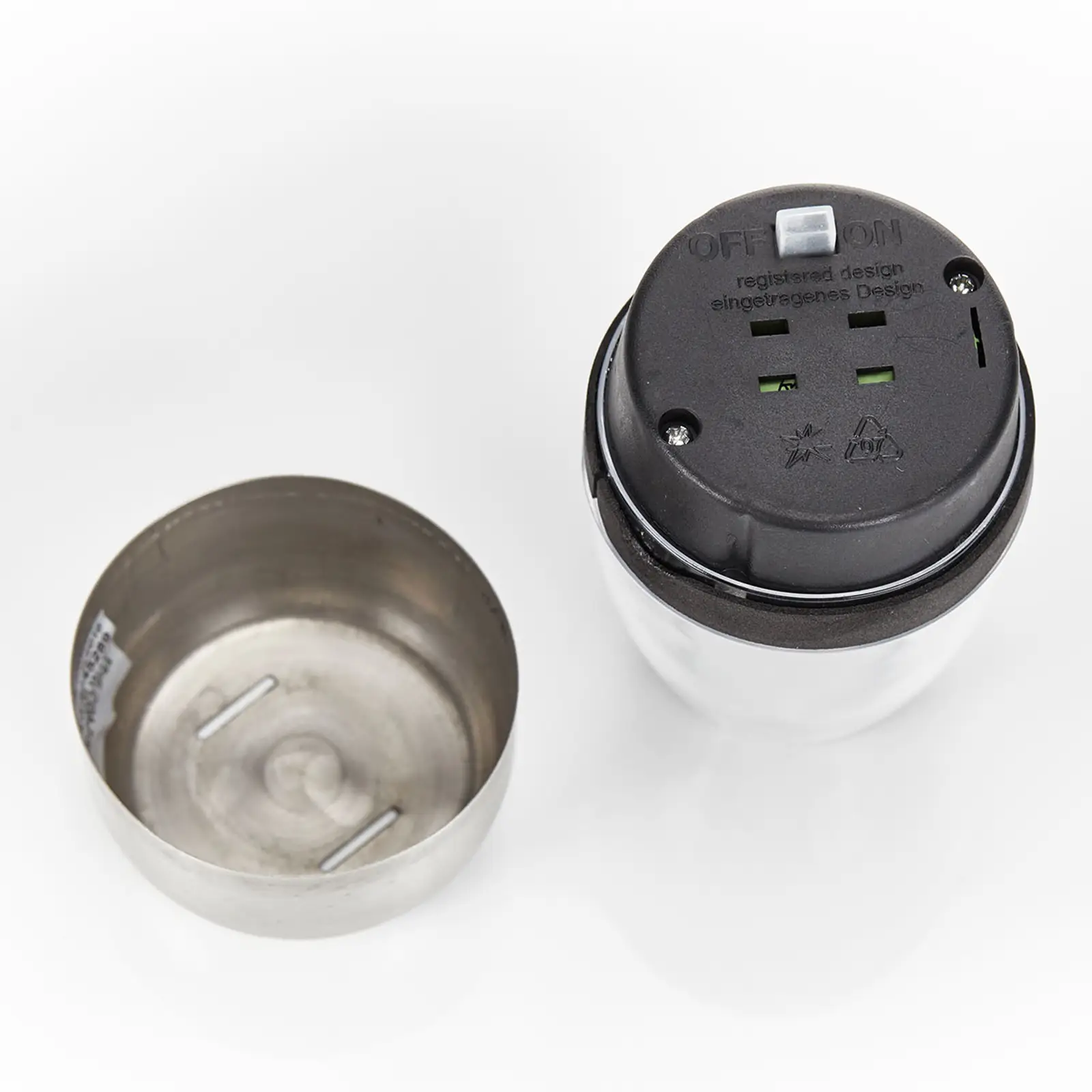 Dekoratyvinės LED saulės stalinės lempos Pedas, 10 vnt