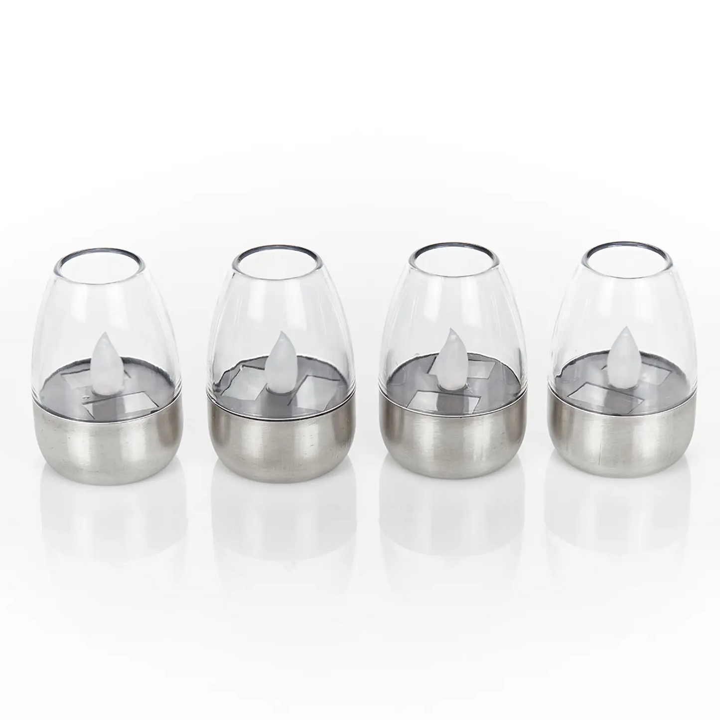 Dekoratyvinės LED saulės stalinės lempos Pedas, 10 vnt