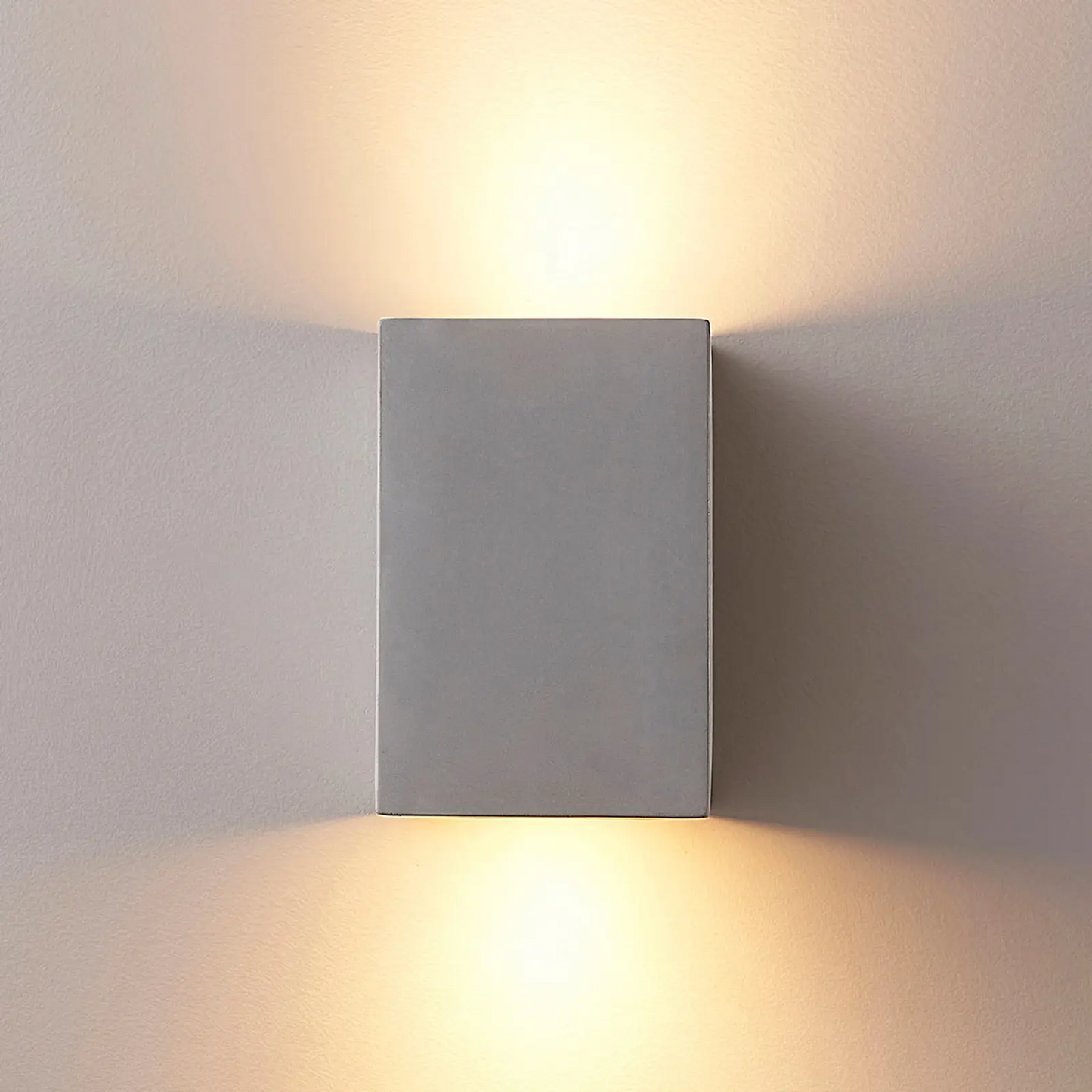 Gerda - 2 lempučių GU10 betoninis sieninis šviestuvas