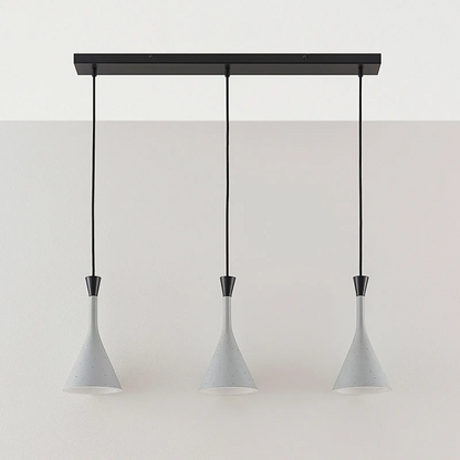 Flynn pakabinamas šviestuvas valgomajam, pilkas, 3 šviesos šaltinių