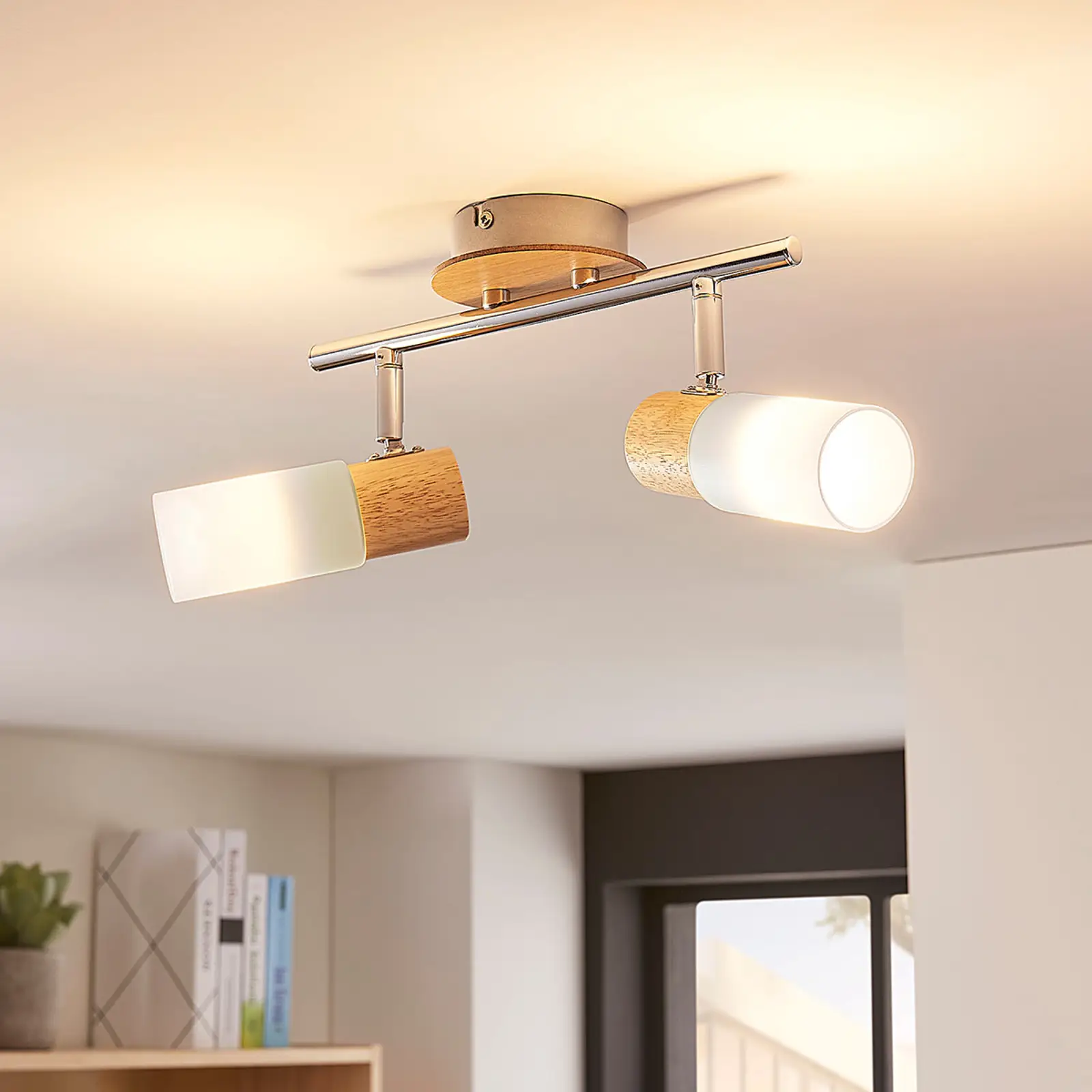 LED medinis prožektorius Christoph, 2 lemputės