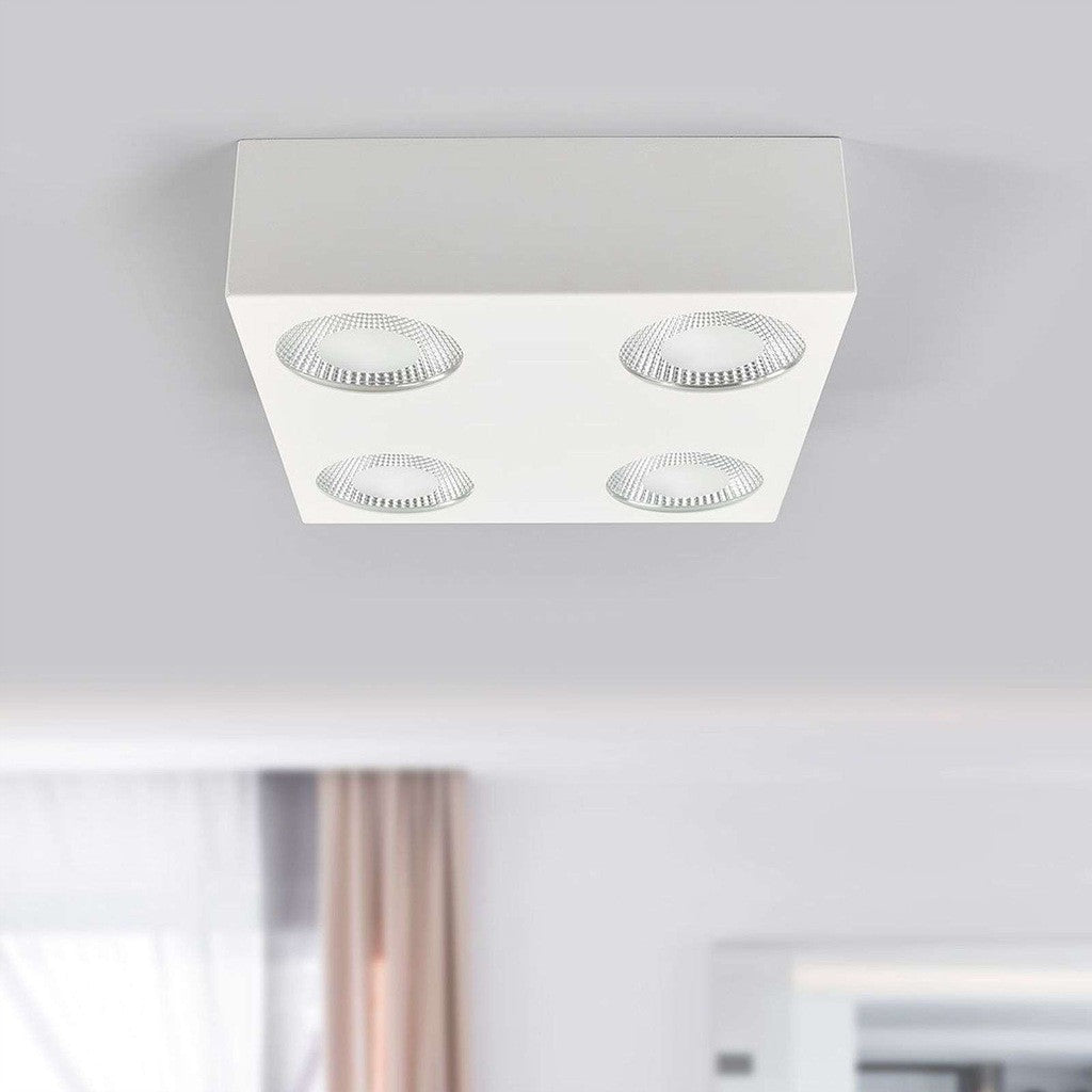 Kvadratinis, pritemdomas Sonja LED lubinis šviestuvas