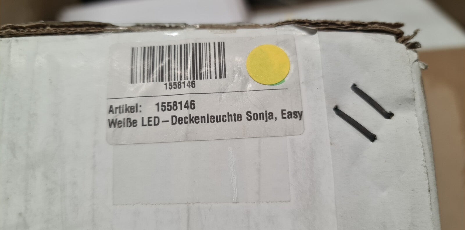 Baltas LED lubinis šviestuvas Sonja, Easydim technologija