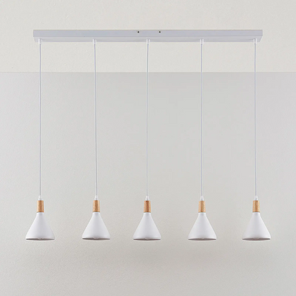 LED pakabinamas šviestuvas Arina baltos spalvos, 5 lemputės