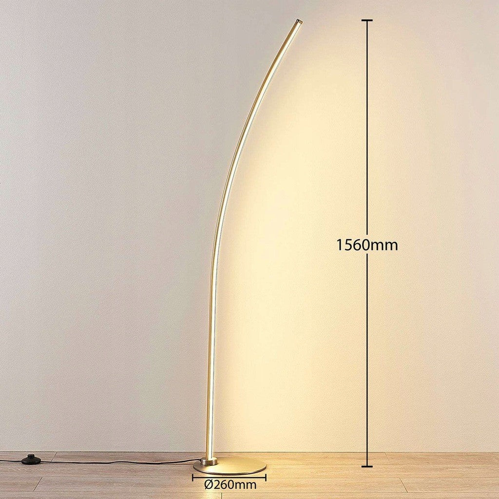 LED toršeras Senja, lenktos formos