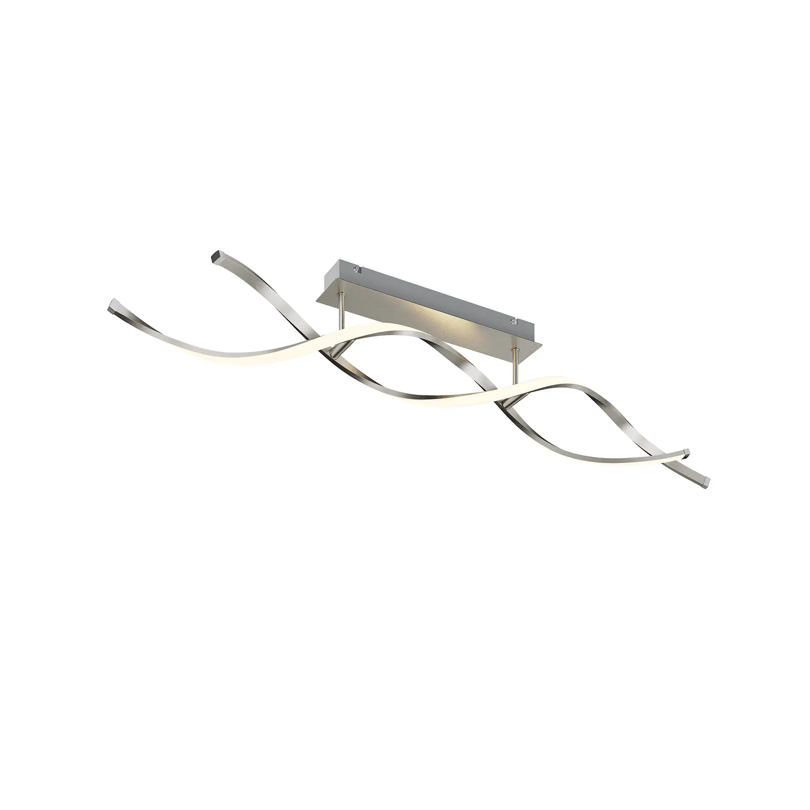 Spiralės formos Kati LED lubinis šviestuvas, reguliuojamas