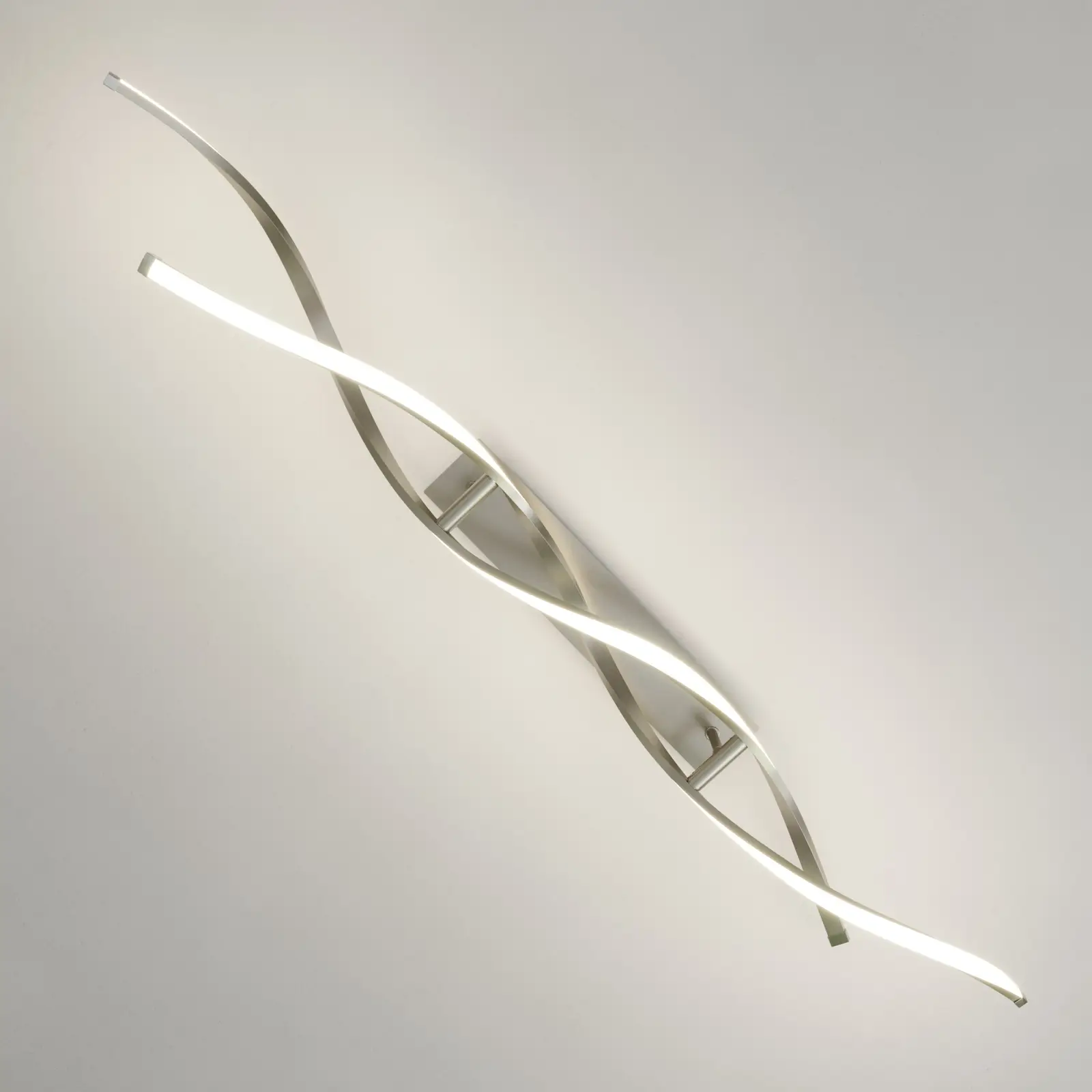 Spiralės formos Kati LED lubinis šviestuvas, reguliuojamas