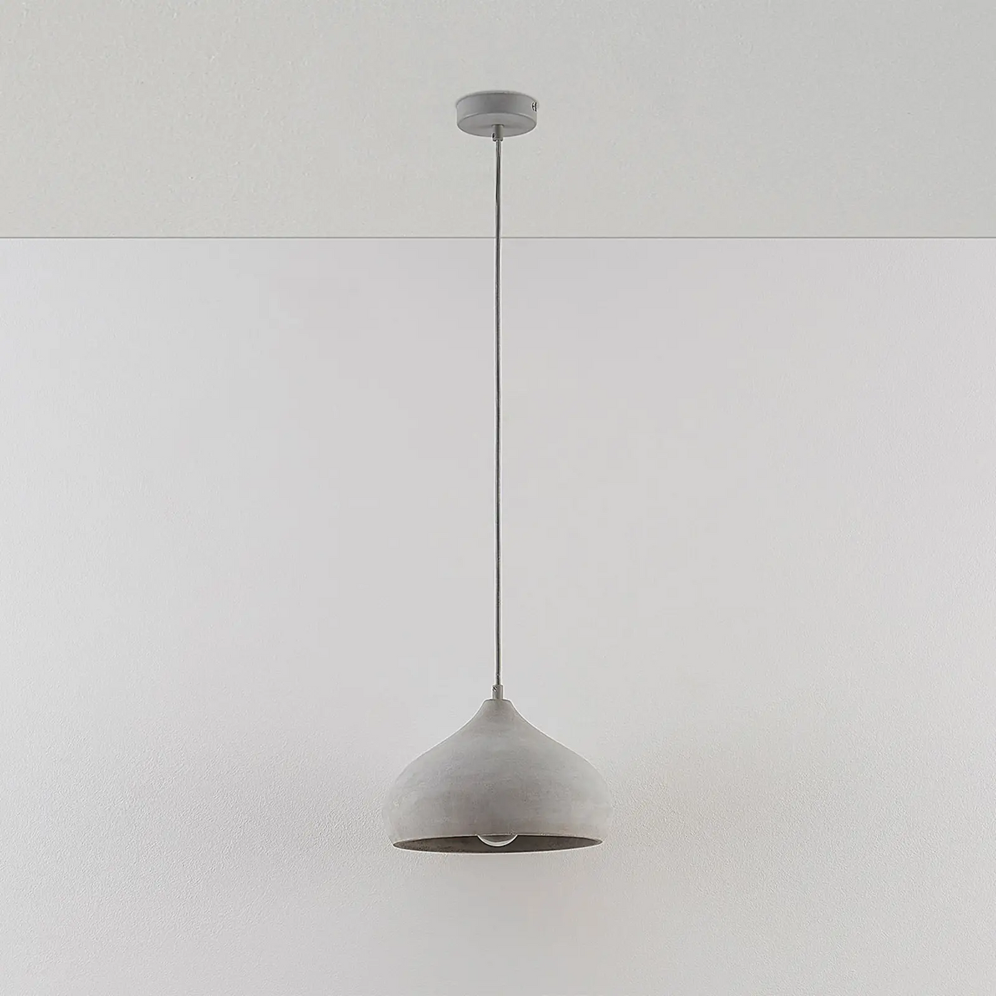 Betoninis pakabinamas šviestuvas Morton, Ø 29 cm