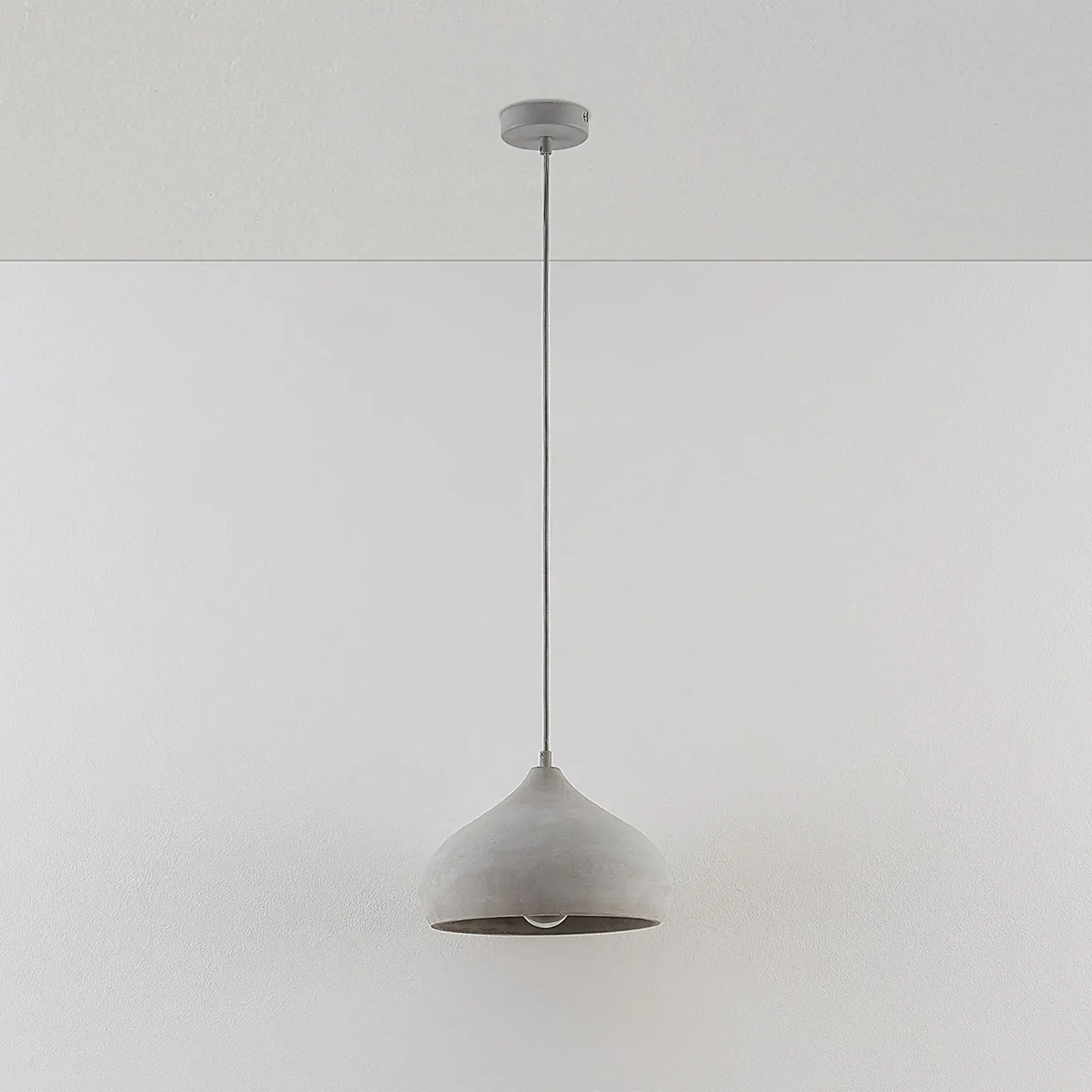 Betoninis pakabinamas šviestuvas Morton, Ø 29 cm