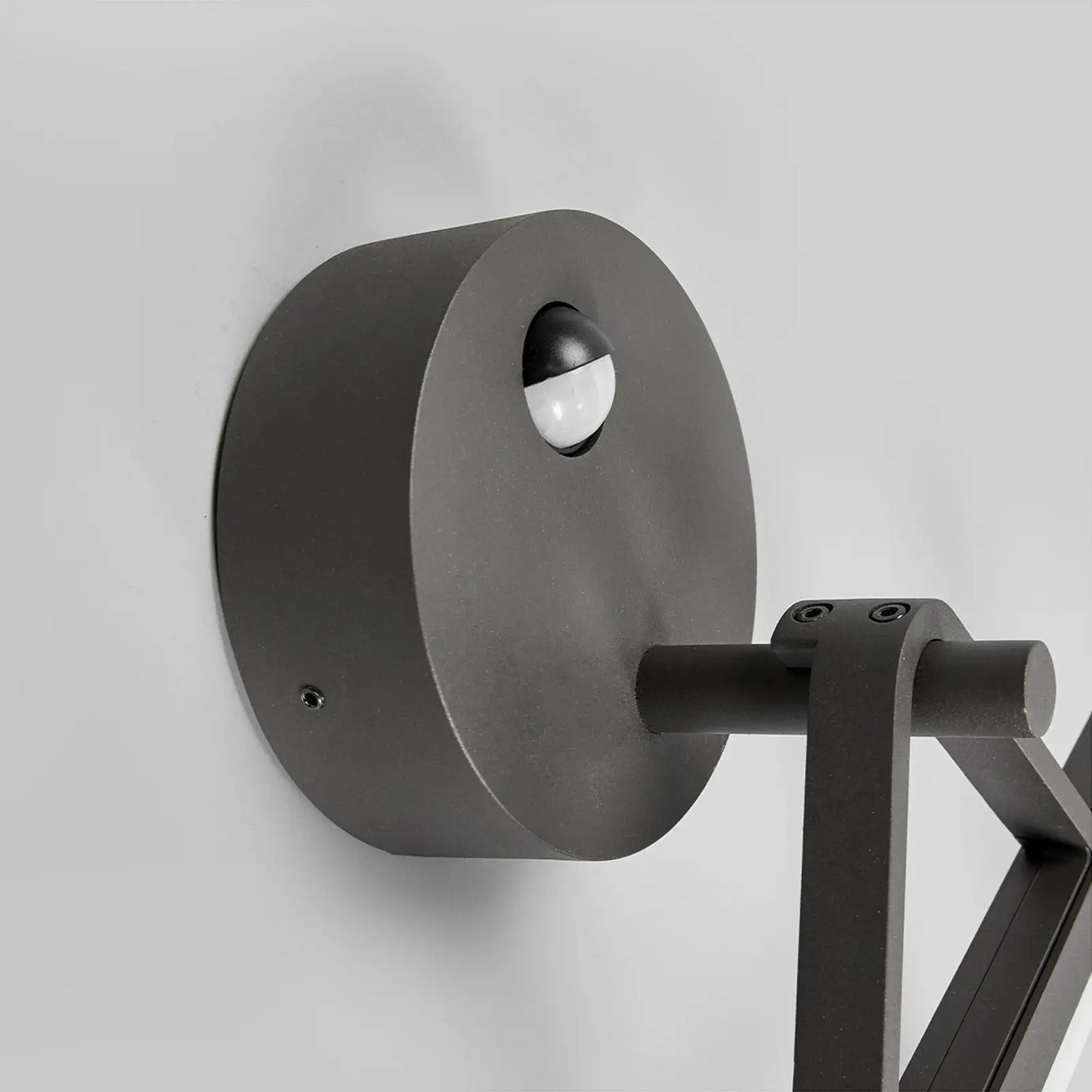 Mirco LED lauko sieninis šviestuvas su judesio detektoriumi, kvadratinis