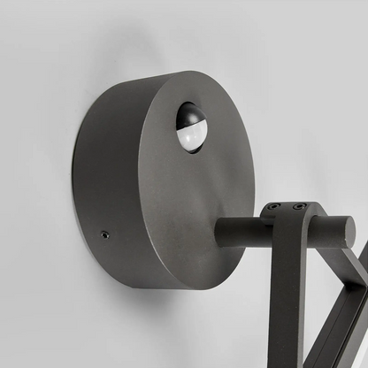 Mirco LED lauko sieninis šviestuvas su judesio detektoriumi, kvadratinis