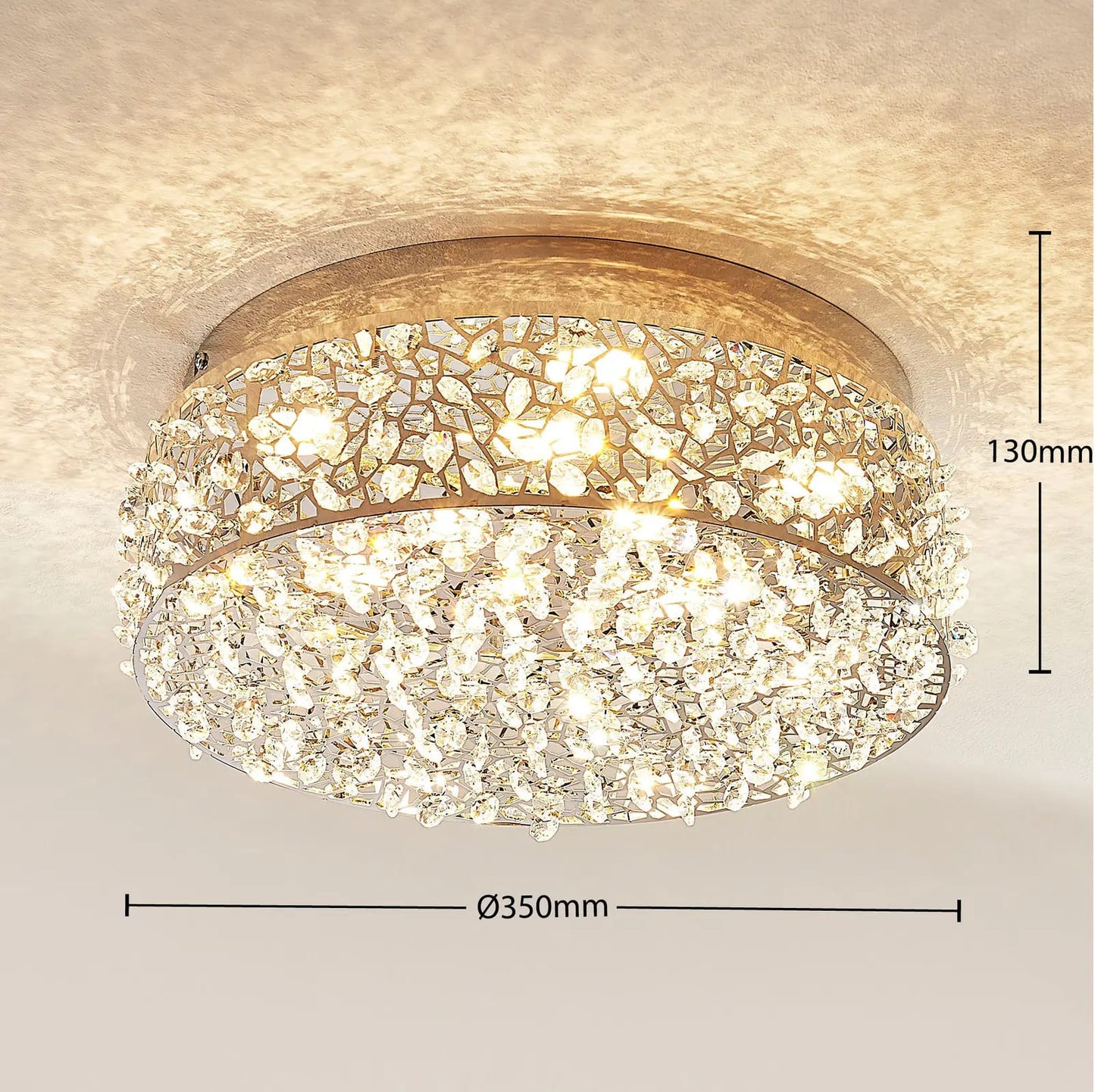 Felias LED lubinis šviestuvas, apvalios formos