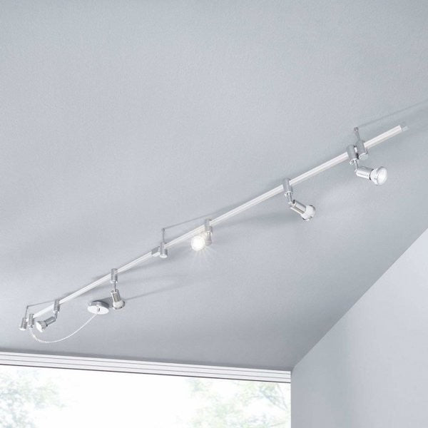 Pritemdomas LED bėgių prožektorius Marwa, 5 lemputės