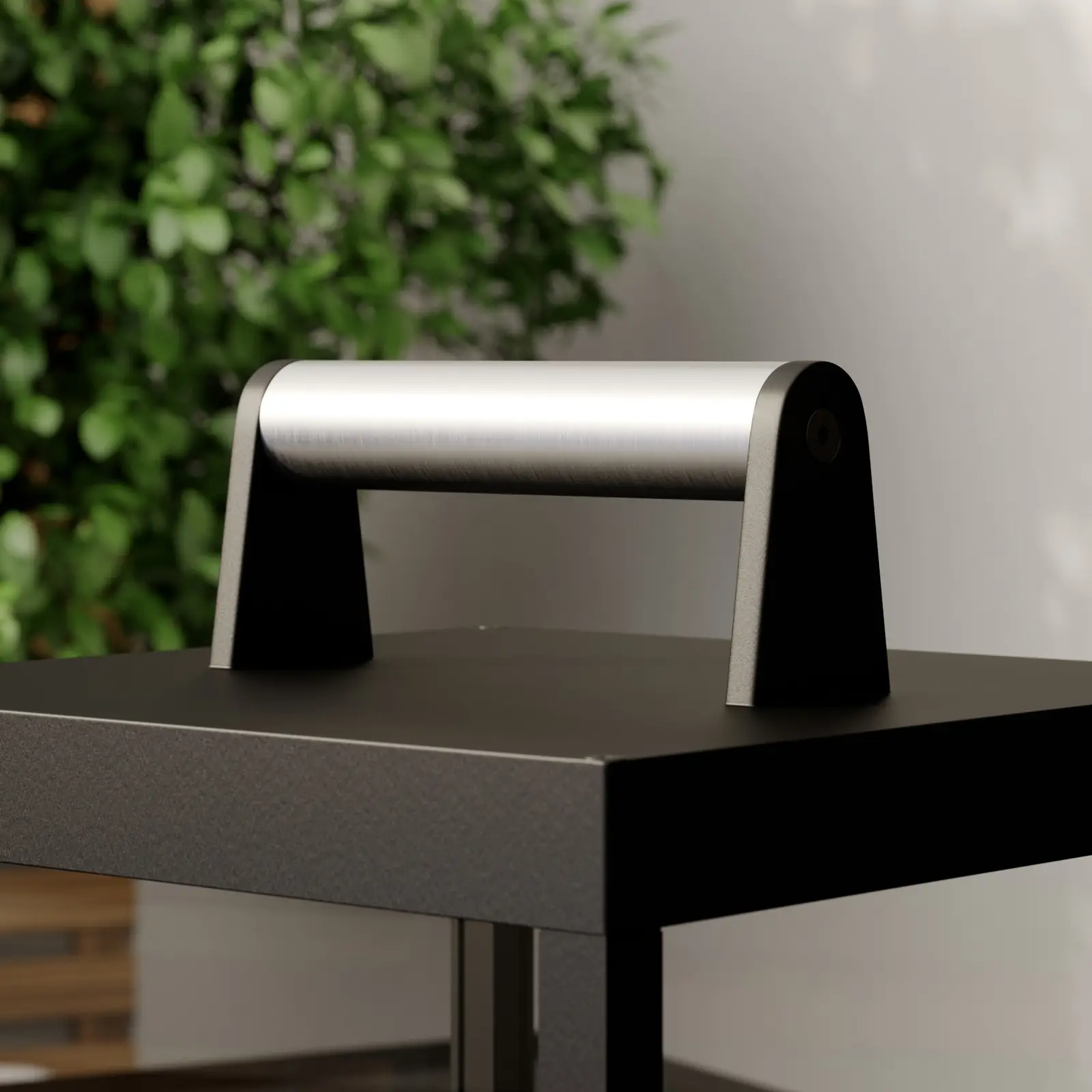 LED stalinis šviestuvas Cube lauke, įkraunamas