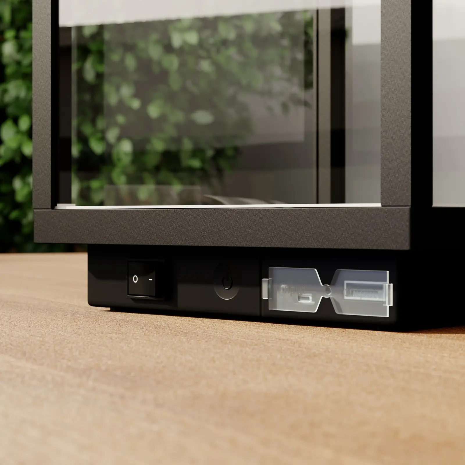 LED stalinis šviestuvas Cube lauke, įkraunamas