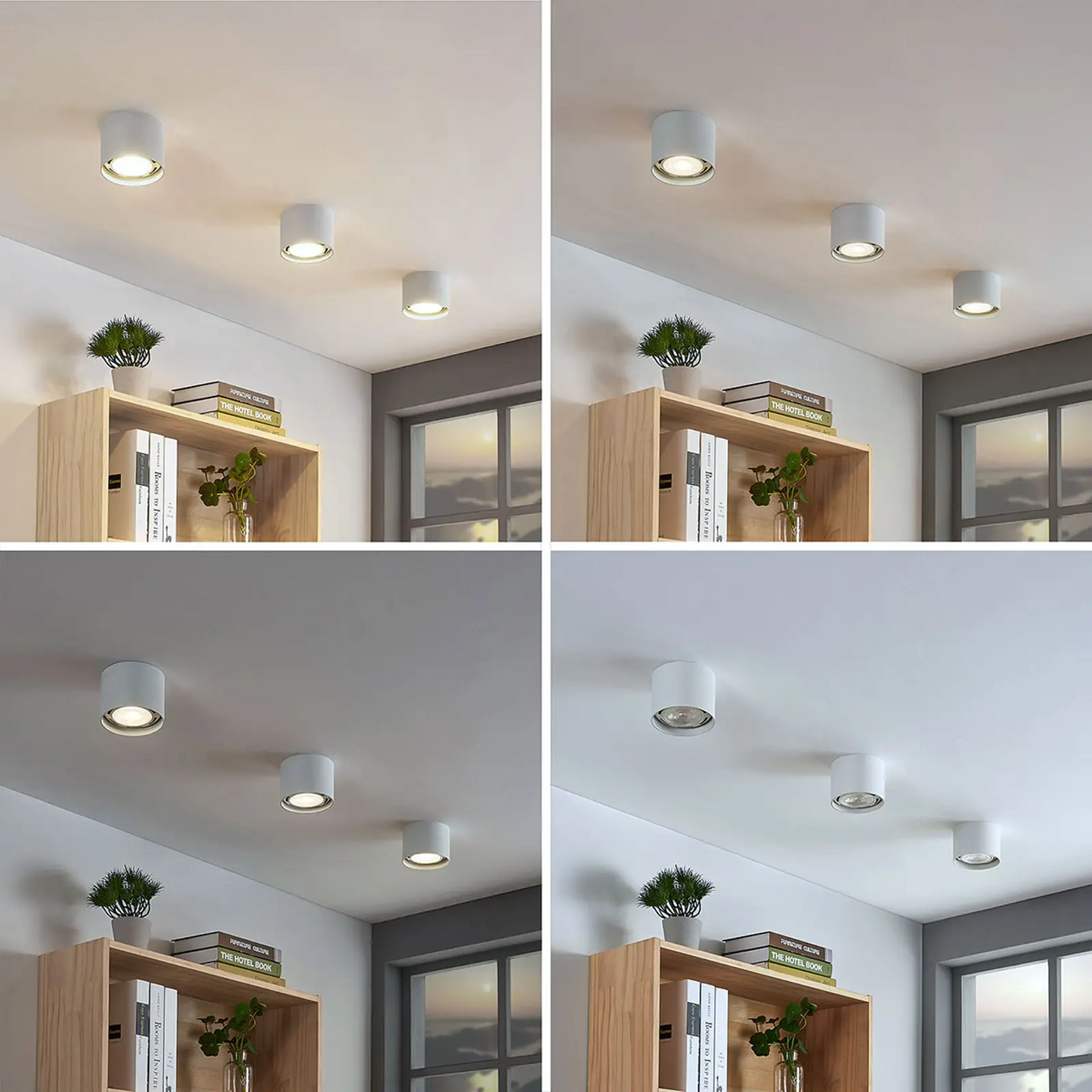 LED lubų prožektorius Mabel, apvalus, baltas