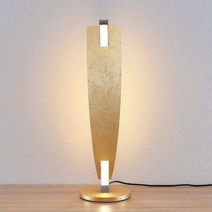 Elegantiško aukso spalvos LED stalinis šviestuvas Marija