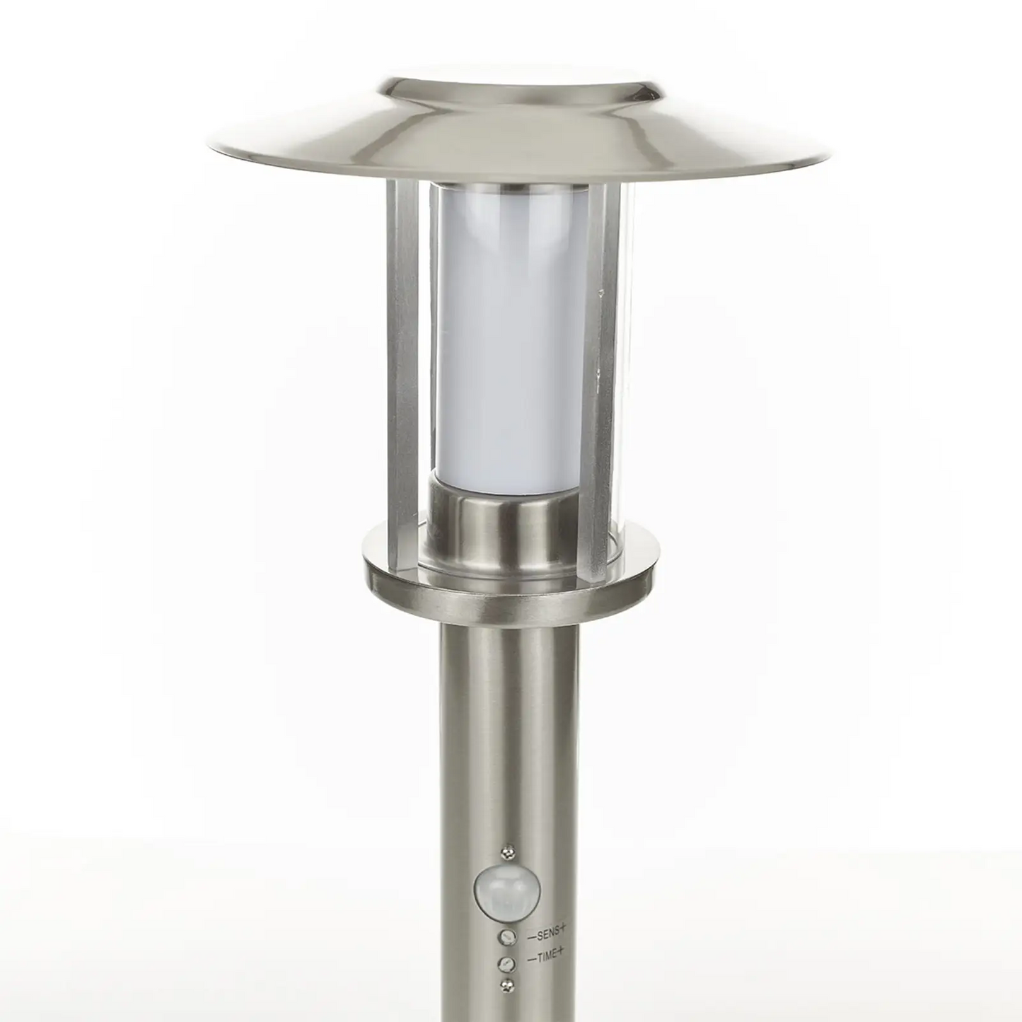 Gregory LED koloninė lempa, nerūdijančio plieno, su jutikliu