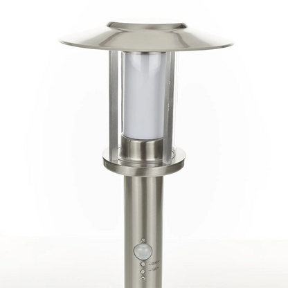 Gregory LED koloninė lempa, nerūdijančio plieno, su jutikliu