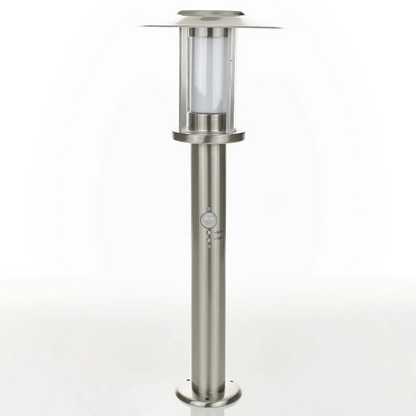 Gregory LED koloninė lempa, nerūdijančio plieno, su jutikliu