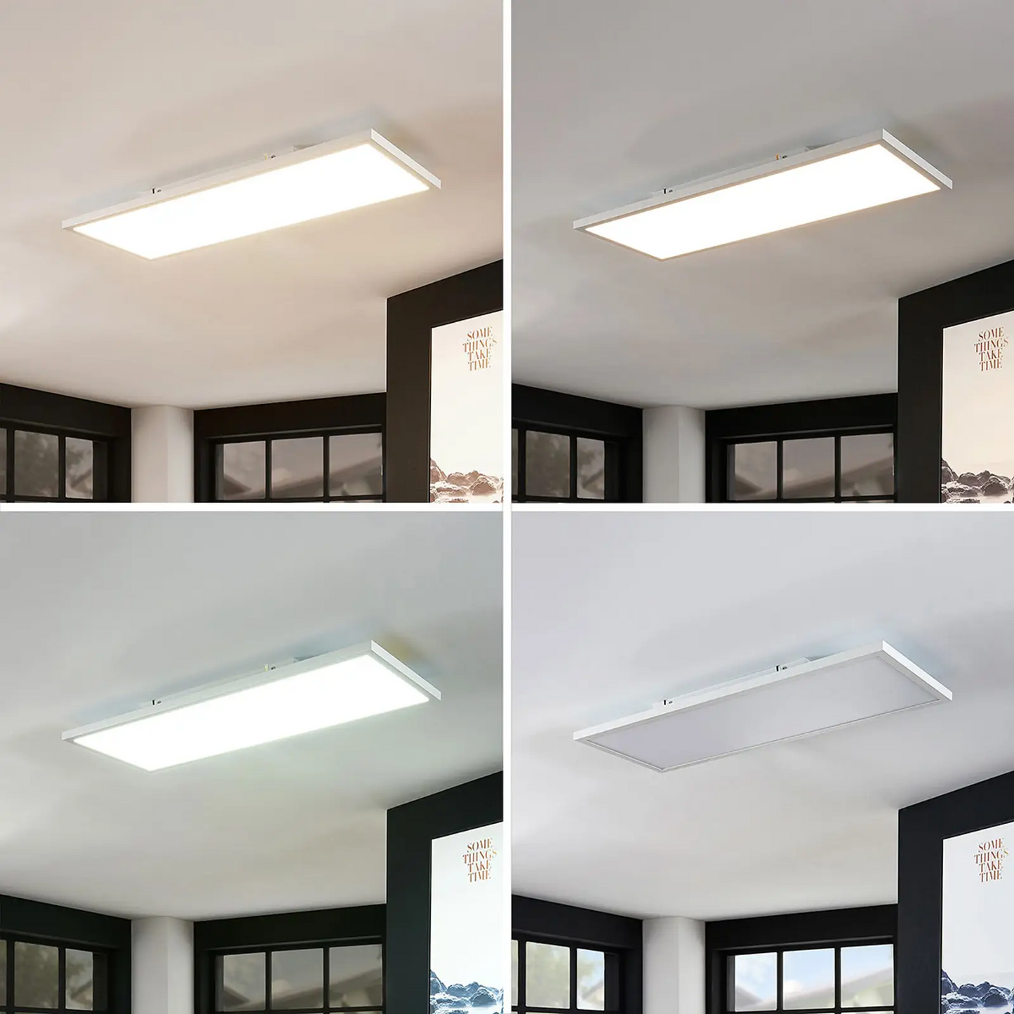 LED skydelis Brenda CCT su nuotolinio valdymo pulteliu, 30 x 80cm