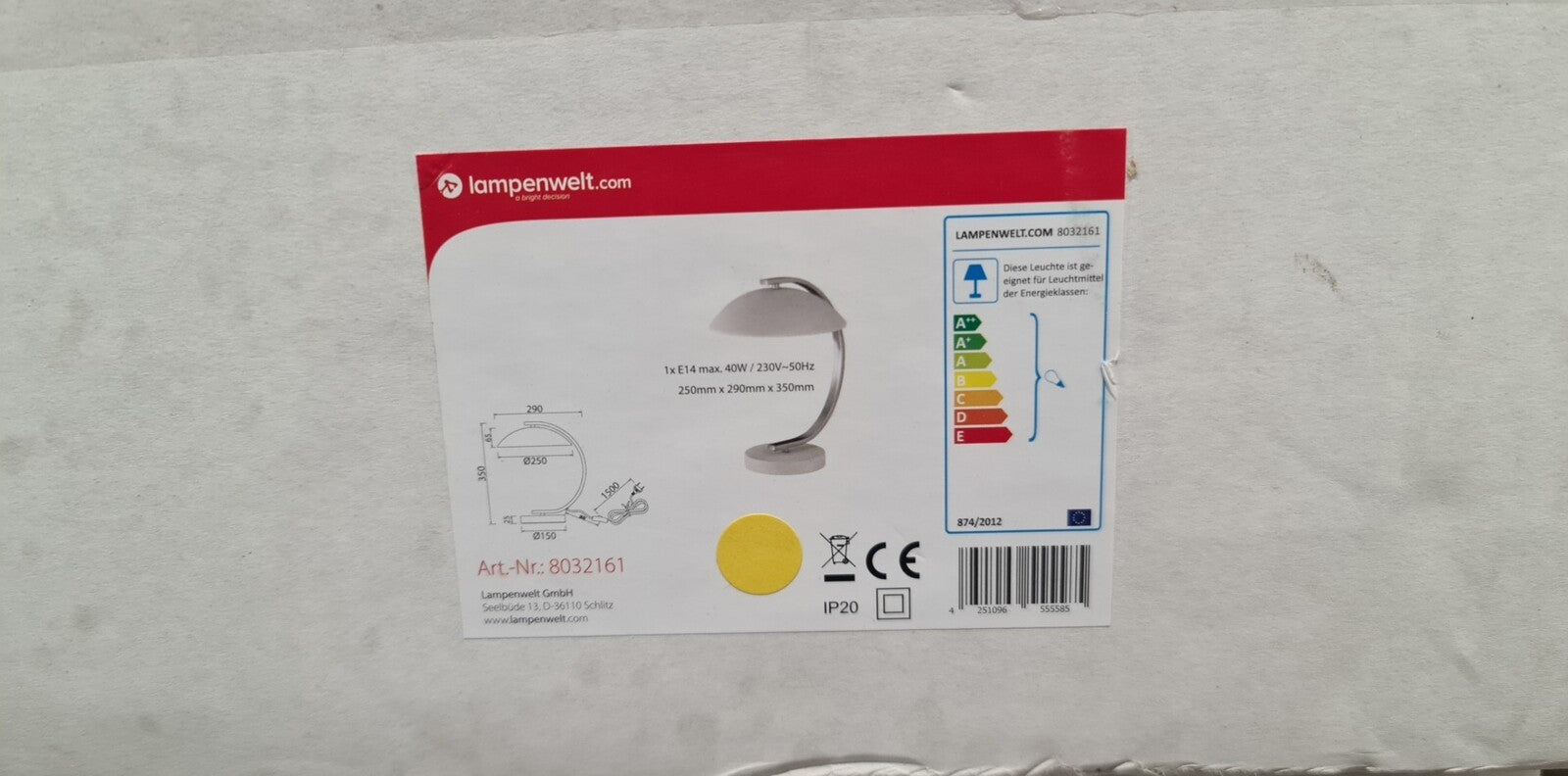 Metalinis stalinis šviestuvas Adriana, baltas/chromas