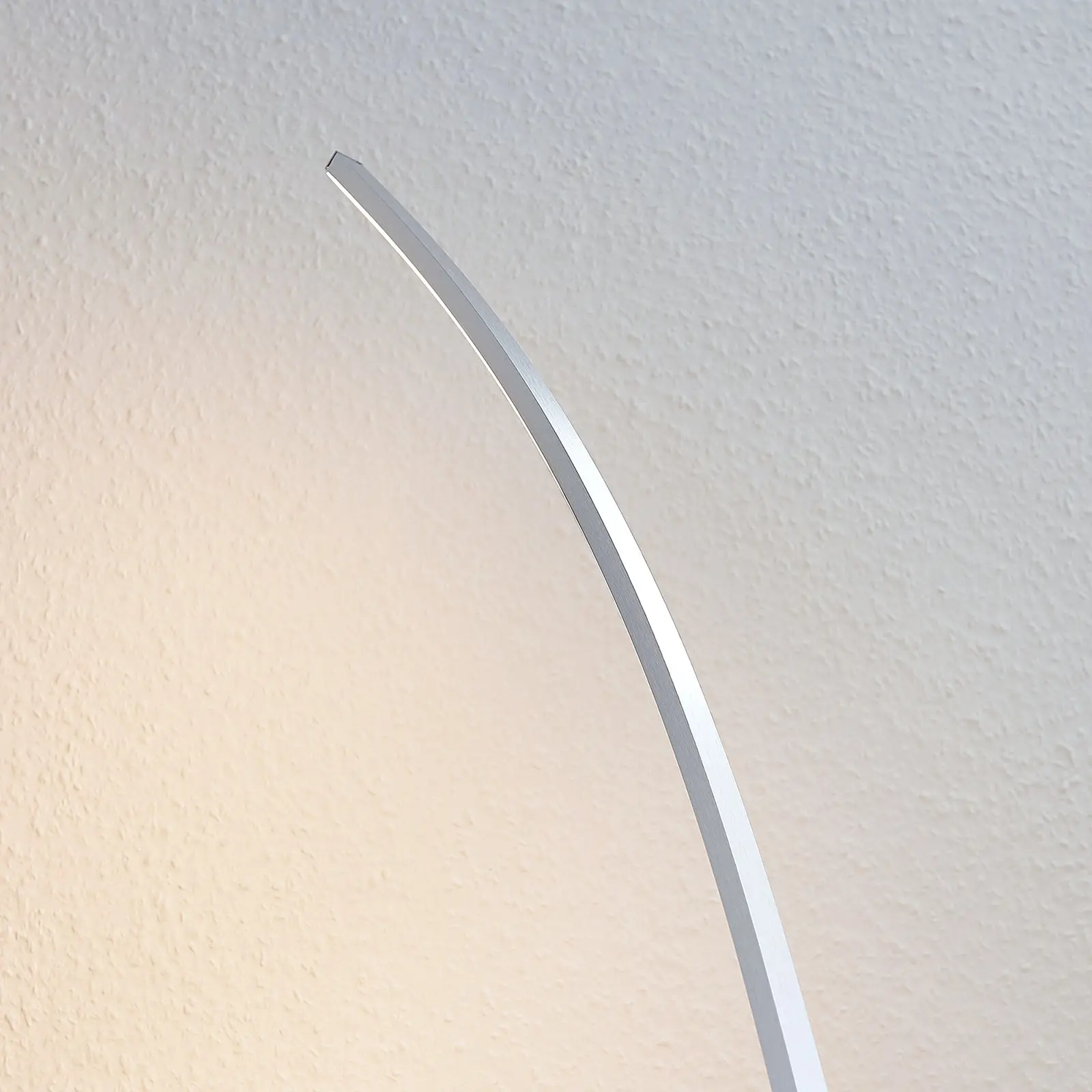 LED arkinis toršeras Nalevi, šlifuotas sidabras