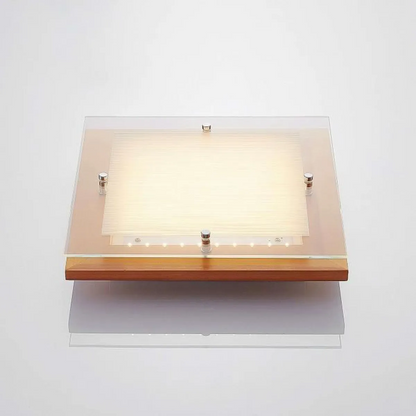 Medinis LED lubinis šviestuvas Cattleya, 32 cm