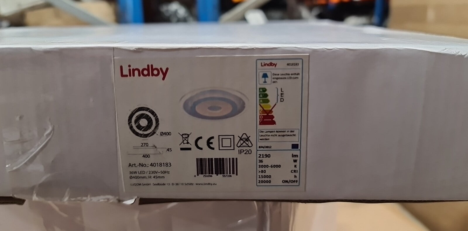 Fenris LED lubinis šviestuvas su kintama šviesos spalva