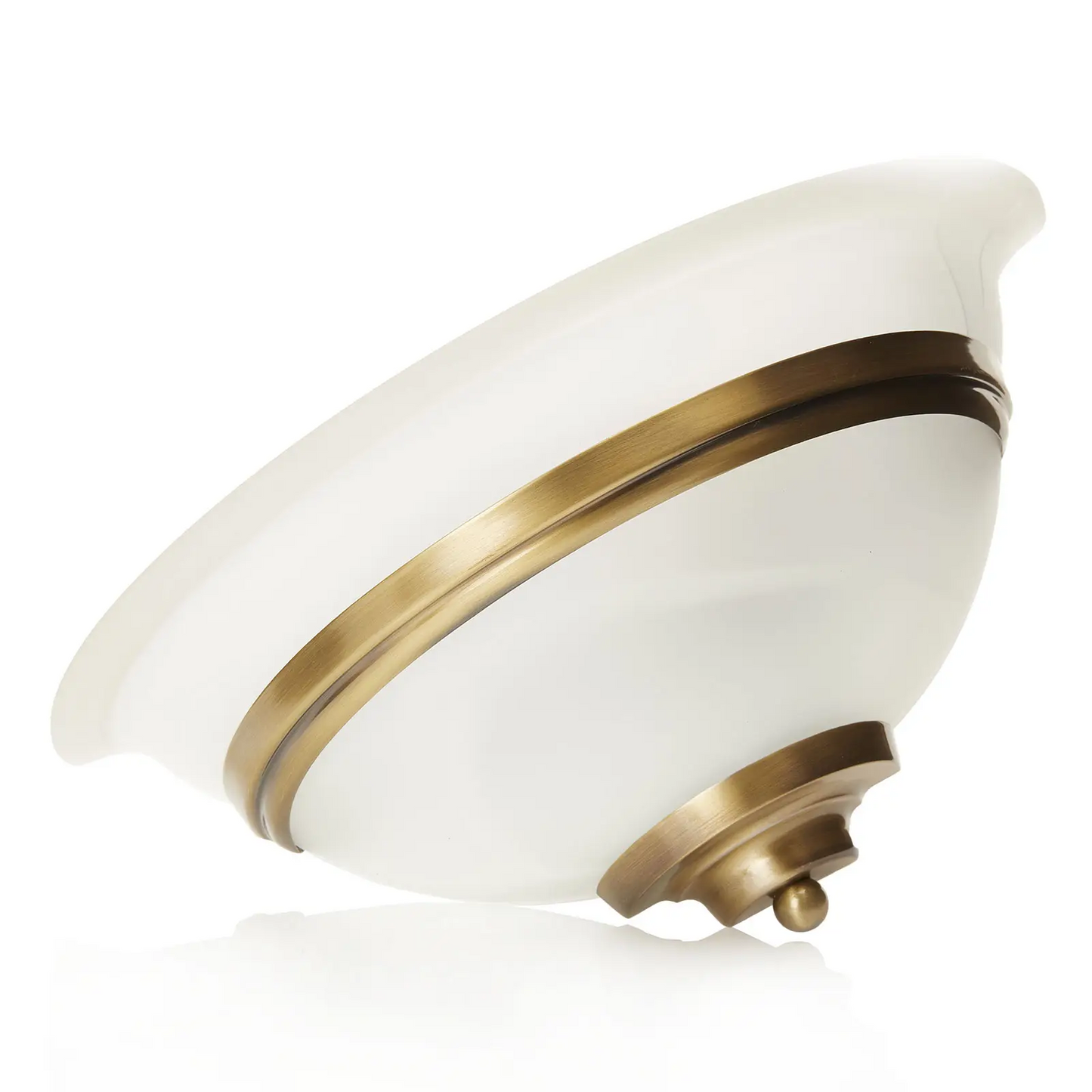 Sieninis šviestuvas Irimia pagamintas iš stiklo, senovinio žalvario