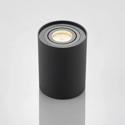 Antracito spalvos GU10 apatinis šviestuvas Tiberius