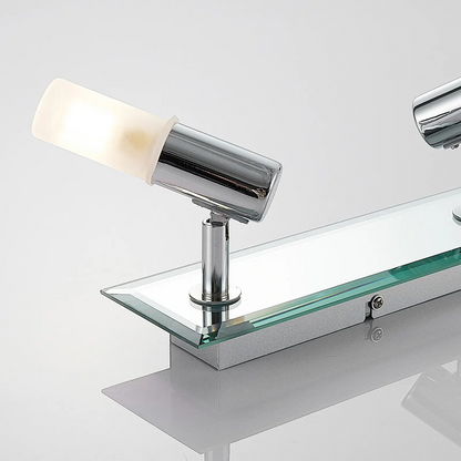 Vonios sieninis prožektorius Zela, 2 liepsnos chromo