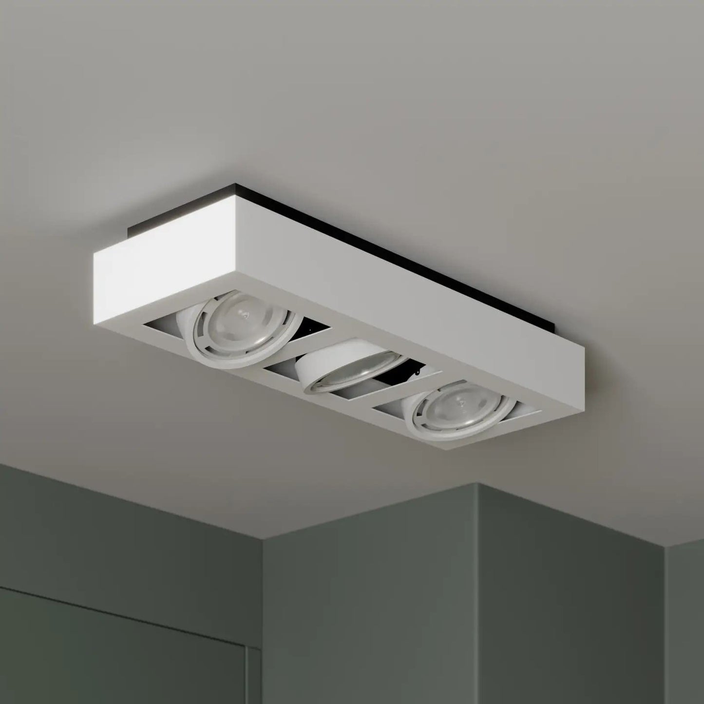 Ronka LED lubinis prožektorius, GU10, 3 lempučių, baltas