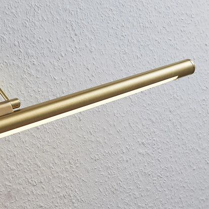 Mailine LED vaizdo šviestuvas su jungikliu, žalvaris