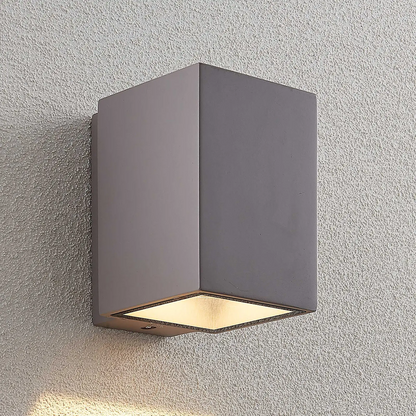 Cataleya LED lauko sieninis šviestuvas, betoninis, 12x16 cm