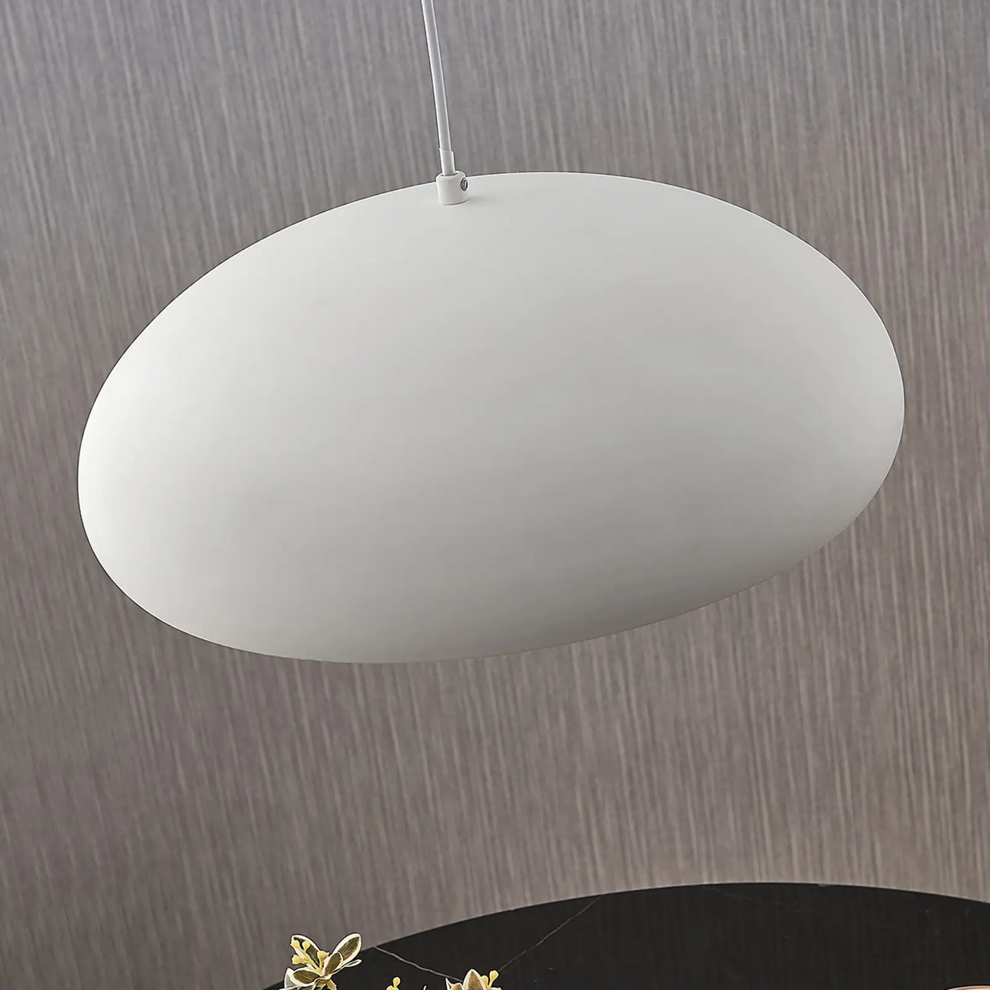 Metalinis pakabinamas šviestuvas Gerwina, balto aukso