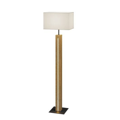 Medžiaginis toršeras Garry su mediniu rėmu, kampinis