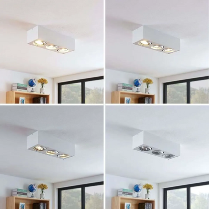 Arcchio Dwight LED lubinis šviestuvas baltos spalvos, 3 lempučių.