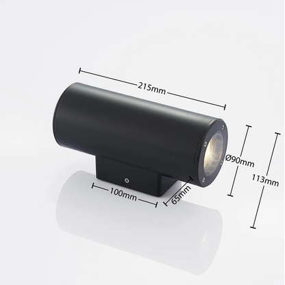 Sieninis lauko šviestuvas Nati, IP54, GU10, apvalus