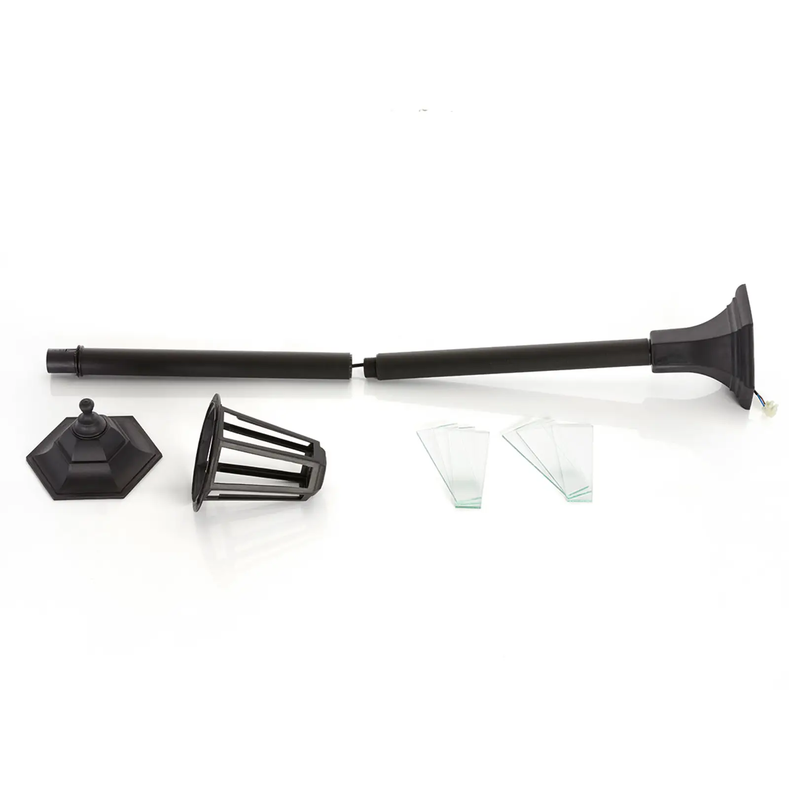 Tako šviestuvas Nane žibinto formos, juodas